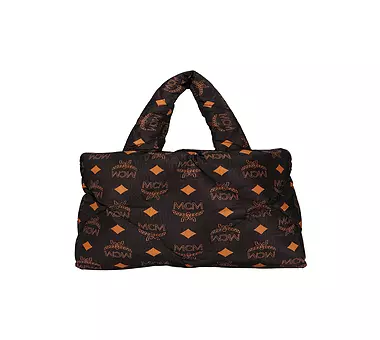 Mcm nylon tote bag deals